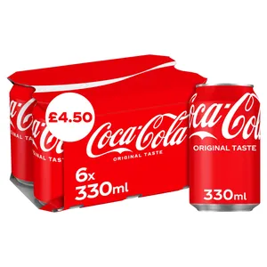 Coca Cola Cans 6 x 330ml