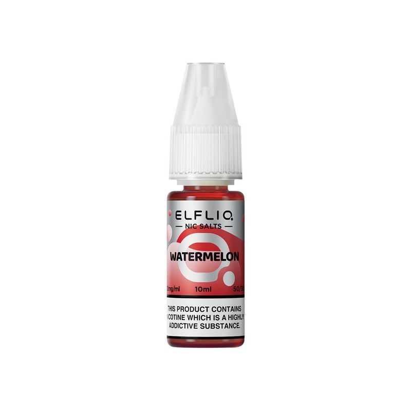 Watermelon Nic Salt E-Liquid by Elfliq 10ml-Bottle-20mg 