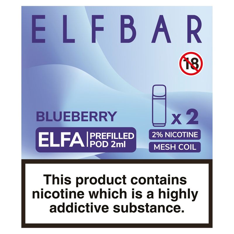 ELFA PODS BLUEBERRY 20MG