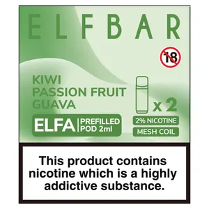 ELFA PODS KIWI PASSION FRUIT GUAVA 20MG