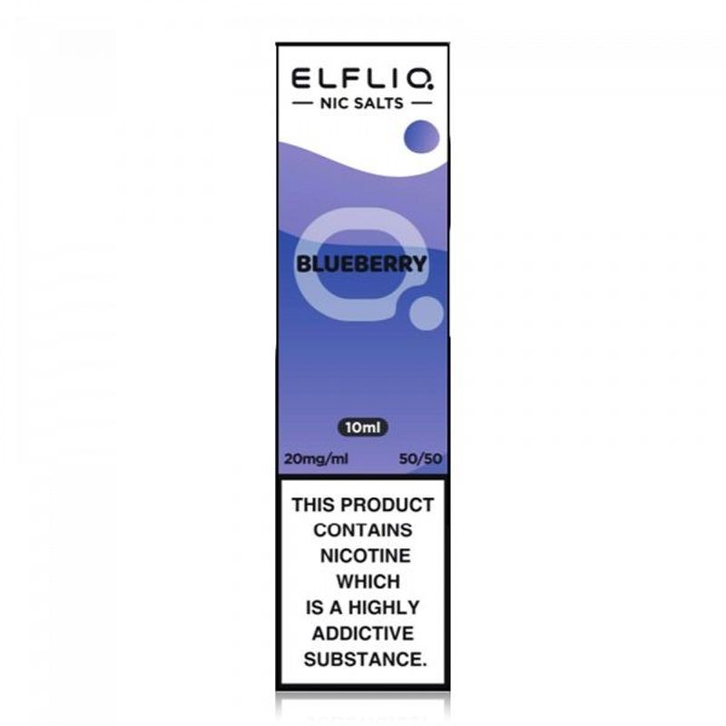 Blueberry Nic Salt E-Liquid by Elfliq 10ml bottle-20mg