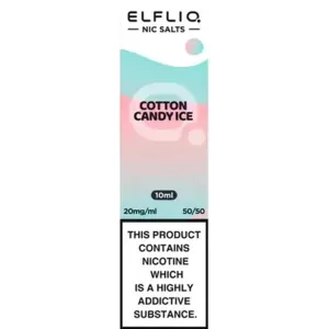 Cotton Candy Ice Nic Salt E-Liquid by Elfliq 10ml bottle-20mg