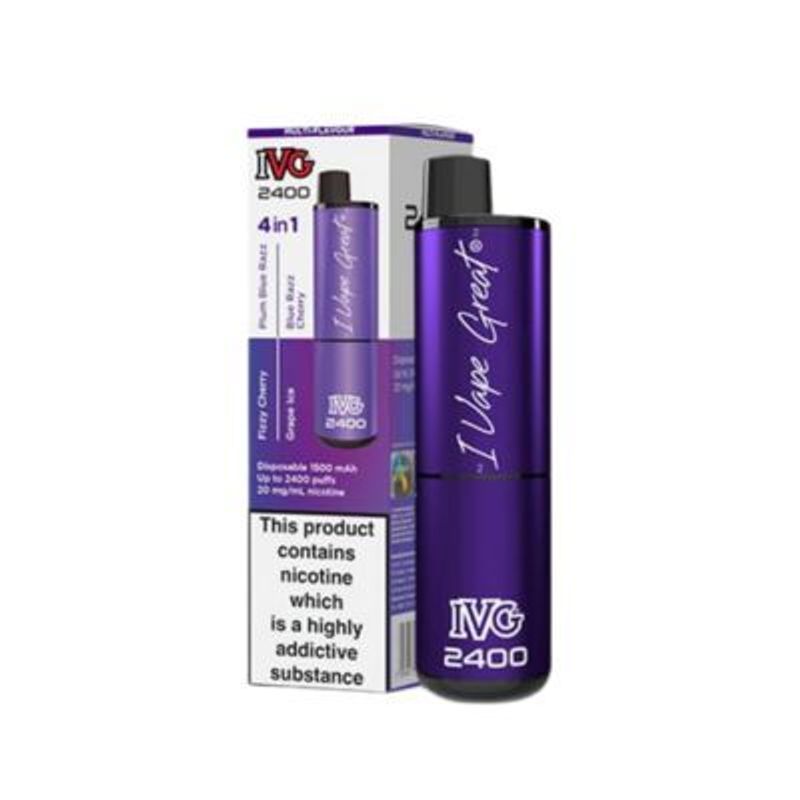 IVG 2400 Disposable vape Purple Edition 