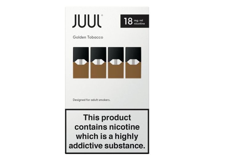 JUUL Golden Tobacco Nicotine Pods 18mg/ml x4pack