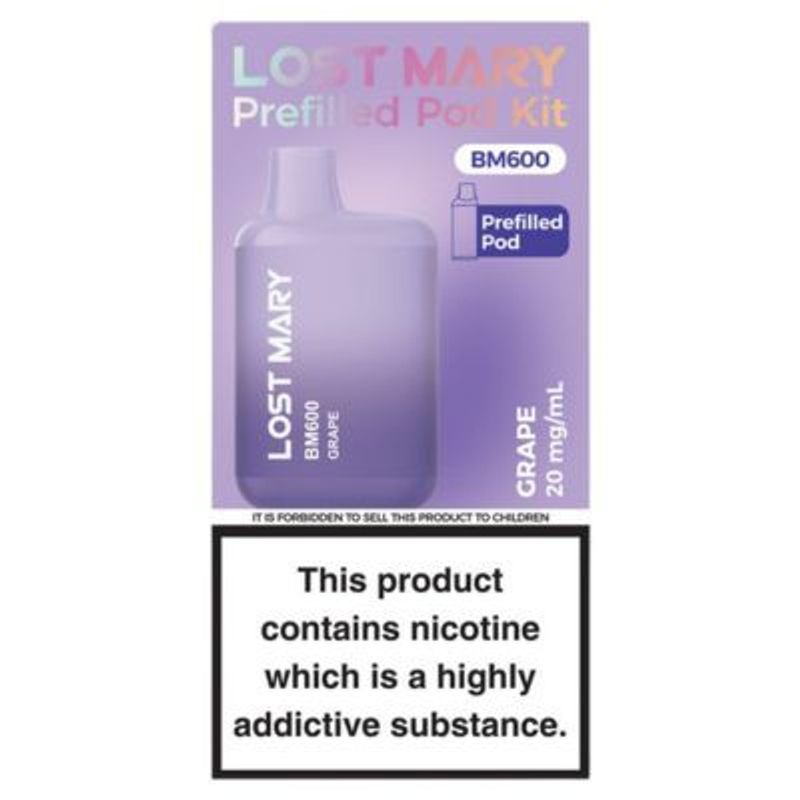 Lost Mary BM600 Grape 20mg 