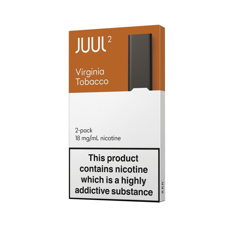 Juul 2 Pods Virginia Tobacco 18Mg/Ml