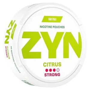 ZYN Citrus Mini Strong Nicotine Pouches 20 Pack 6 mg