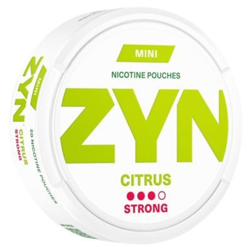 ZYN Citrus Mini Strong Nicotine Pouches 20 Pack 6 mg